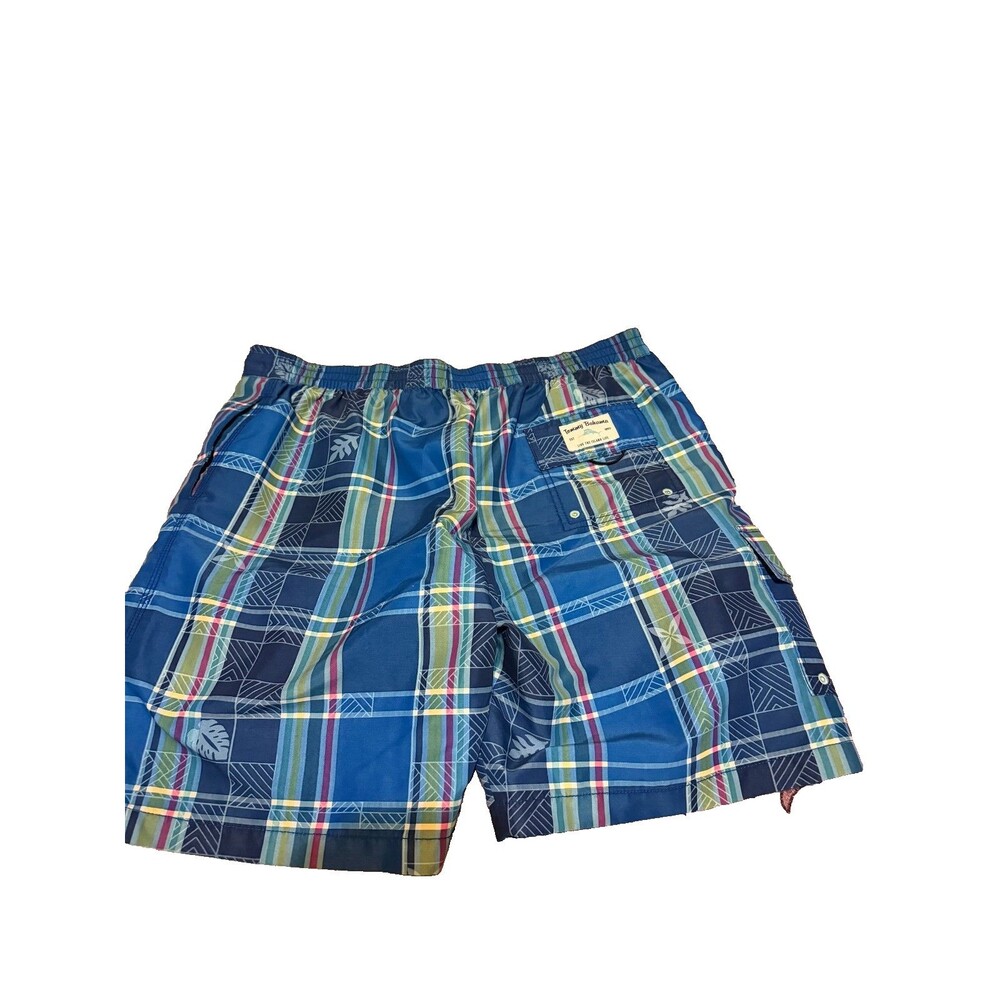 Tommy Bahama Relax Men’s XL Swim Trunks Blue Floral Hawaiian Lined Beach Shorts